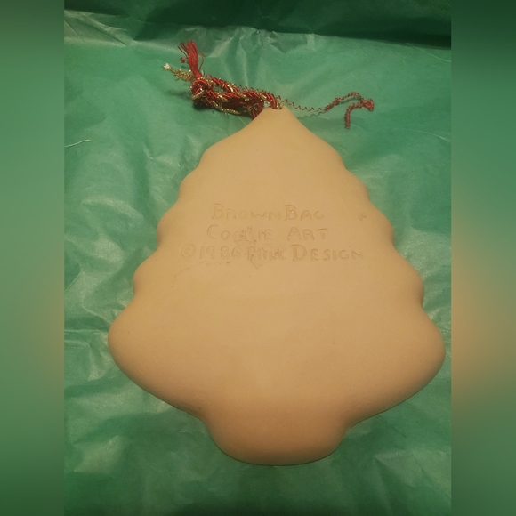 Vintage Brown Bag Cookie Art 1986 Hill Design Christmas Tree Mold - Picture 6 of 6
